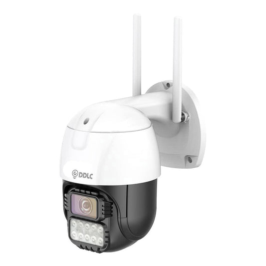 DDLC 5MP | 2K (QHD) Smart Home Office Wireless WiFi Camera Outdoor PTZ Camera CCTV Color Vision|Ai Auto Tracking| IP66 Weatherproof max Support 128gb sd Card|Cloud Storage. (HI PTZ)